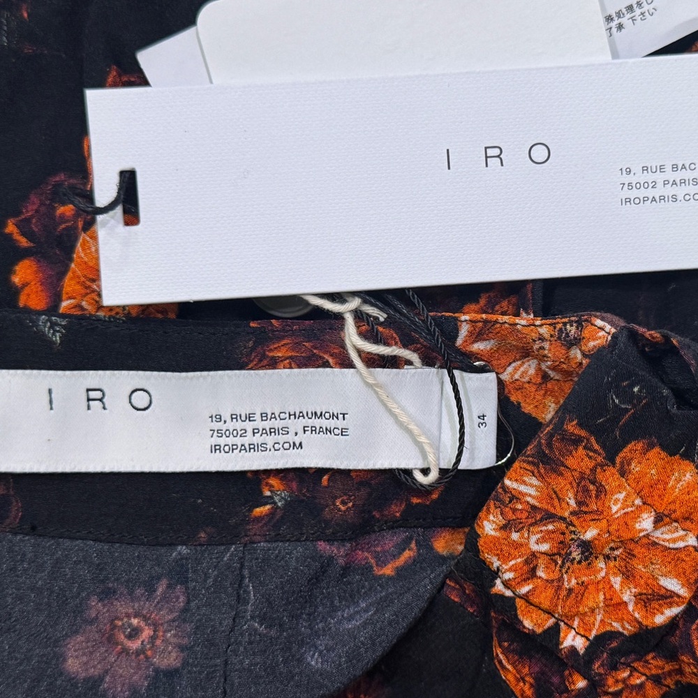 IRO Paris Kasper Wrap Effect Floral Mini Skirt - Picture 6 of 9